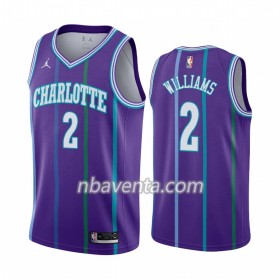 Camiseta Hombre Charlotte Hornets Marvin Williams 2 2019-20 Jordan Brand Hardwood Classics Swingman